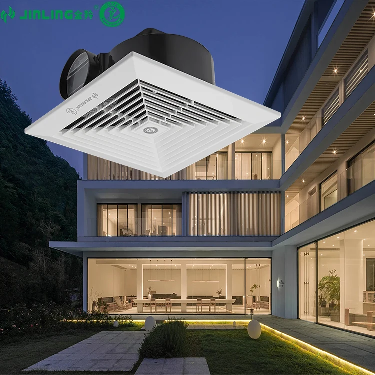 High-quality Ceiling Mounting Ventilation Fan Exhaust Fan Electric Foldable CB Mechanical White 220V Jinling Ceiling Fan 35W