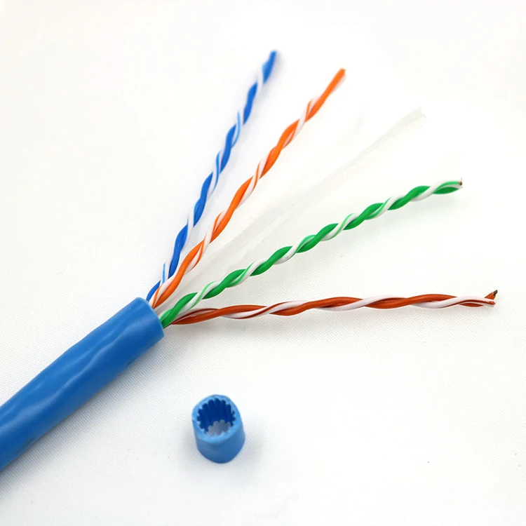 Бесплатные образцы Категория 6 Utp Twin Cable Cat6 для прокладки кабелей отеля
