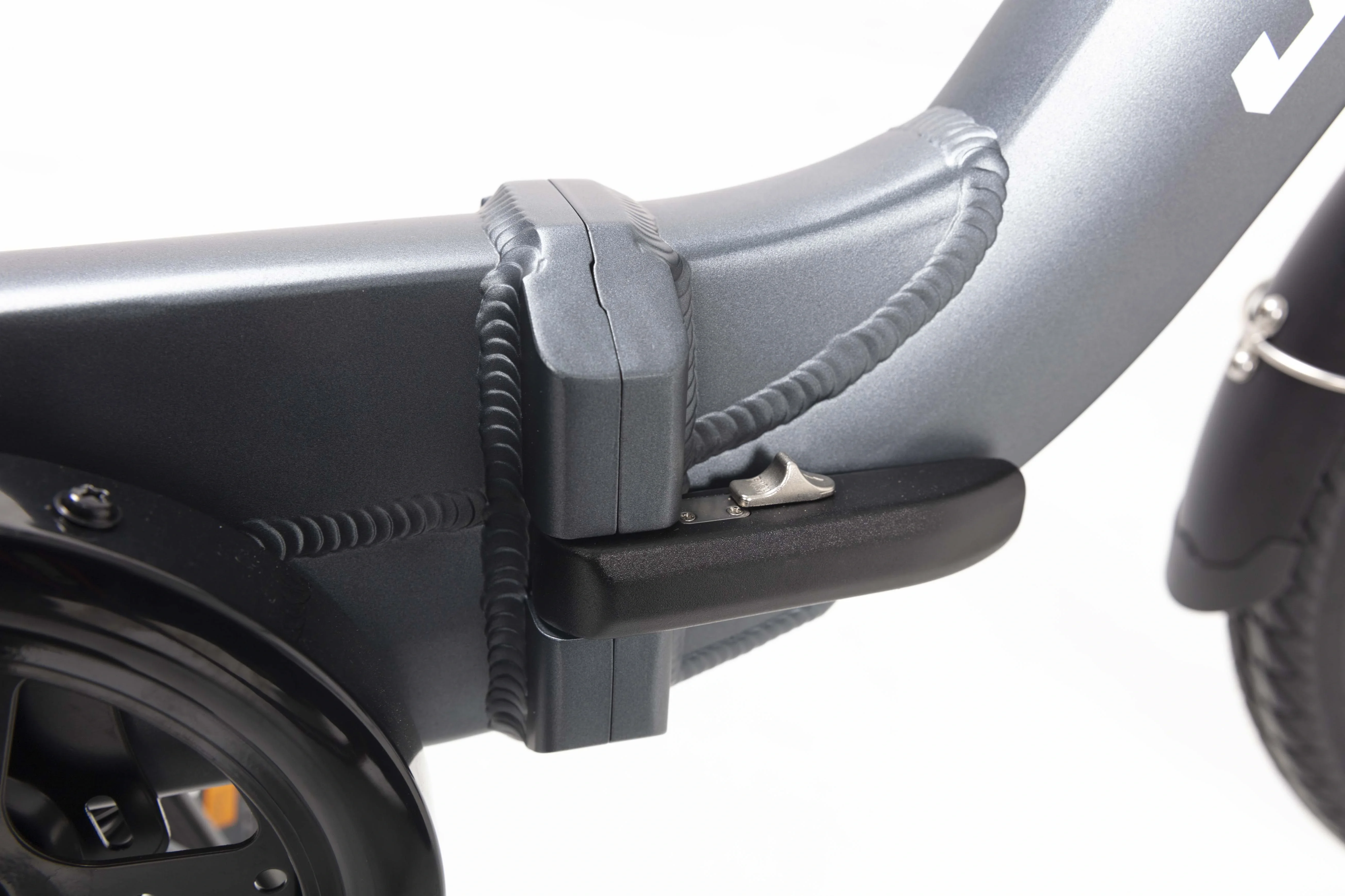 Smart 36V 10Ah Lithium Battery  20 Inch Aluminum Frame Folding E Bike 65 Km Range Hidden Adults
