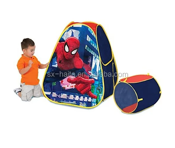 
Folding Tent Child Pop Up Play Tent For Children Outdoor Camping Spiderman Kids House Tent 