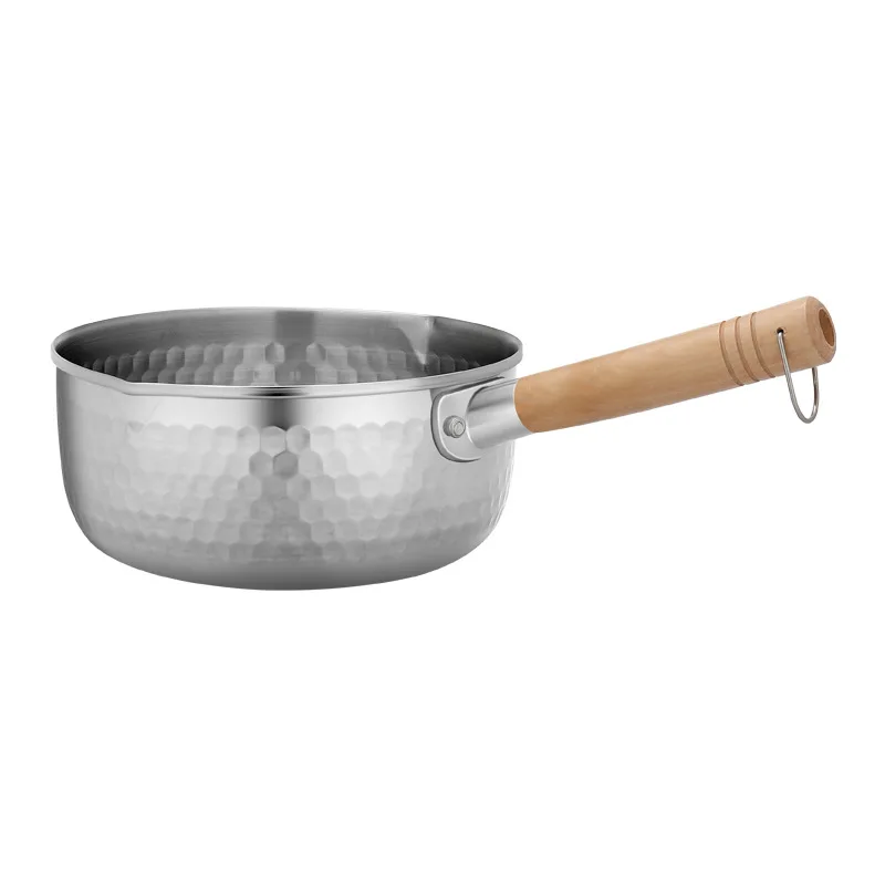 Energy-efficient Soup warmer pot easy-to-handle milk pot induction precision-engineered stainless steel milk pot
