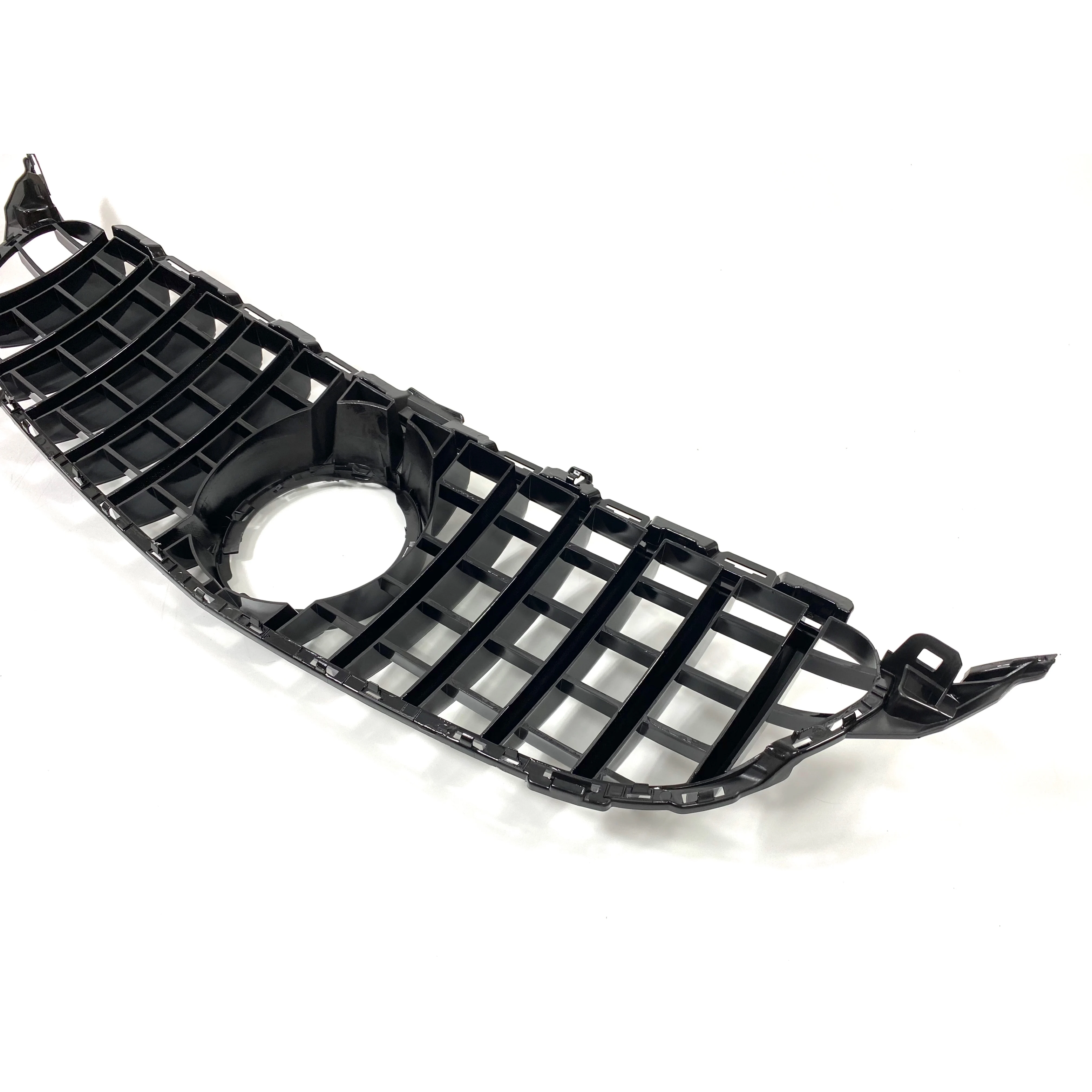Black GTR Style Custom Car Grill Mesh Front Grill for Mercedes Benz C CLASS W205 2019