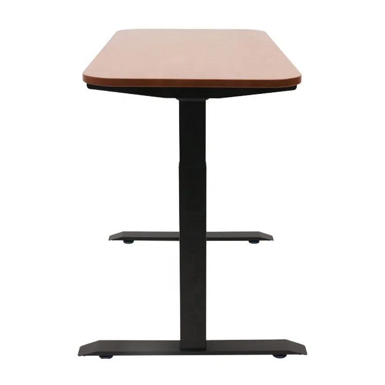 Ergonomic modern design metal frame stand table electric height adjustable desk for office work