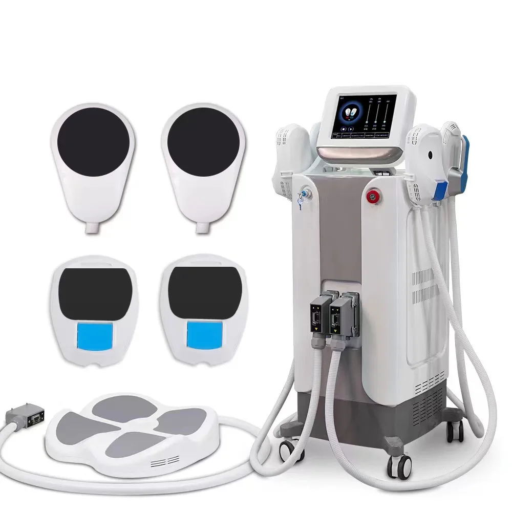 Wholesale 12 tesla hi-emt ems sculpting machine 4 handles rf emslim muscle building body sculpting machine