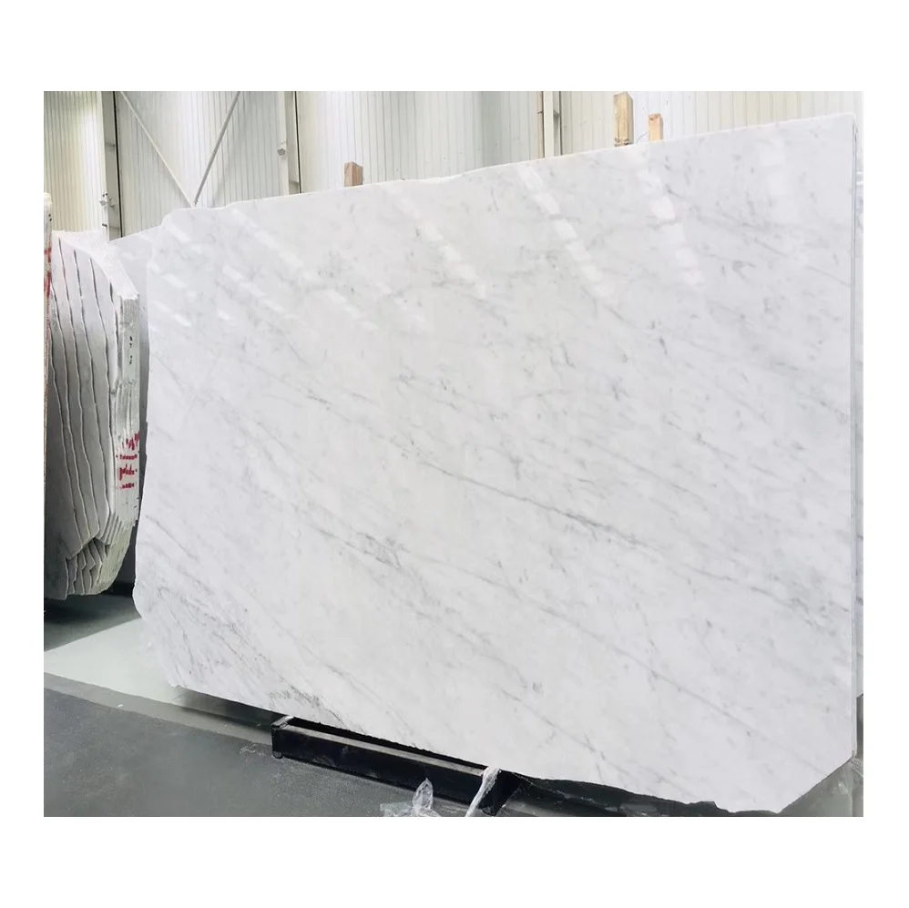 Bianco perlino carrara white marble polished marble flooring with competitive price