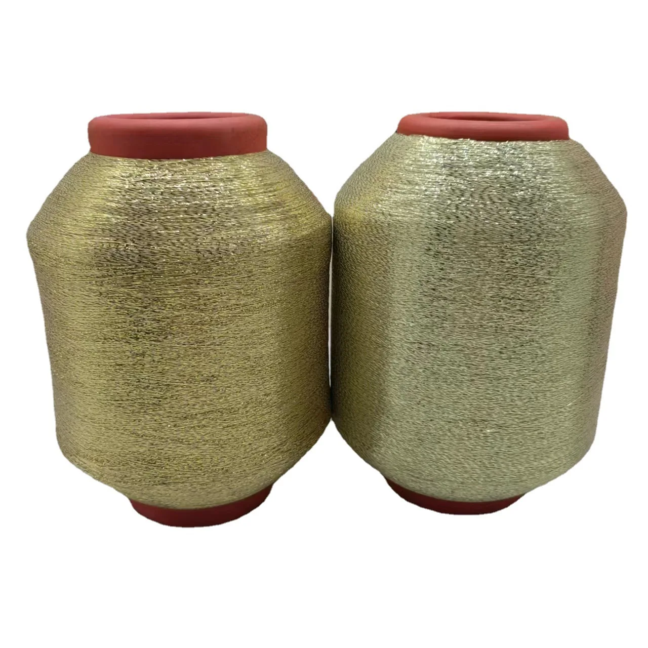 Gold and Silver Metallic Machine Embroidery Threads 150D Metallic Yarn for embroidery clothes