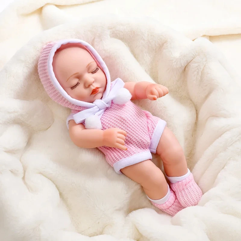 12 дюймов новая кукла реборн 30 см Реалистичная девочка Bebe Baby Doll с модной одеждой гладкая мягкая кожа виниловые детские игрушки куклы подарок