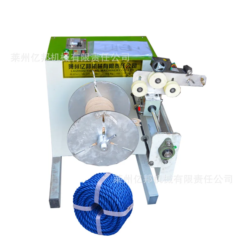 rope coil rewinding machine coil making machine for rope factory small business