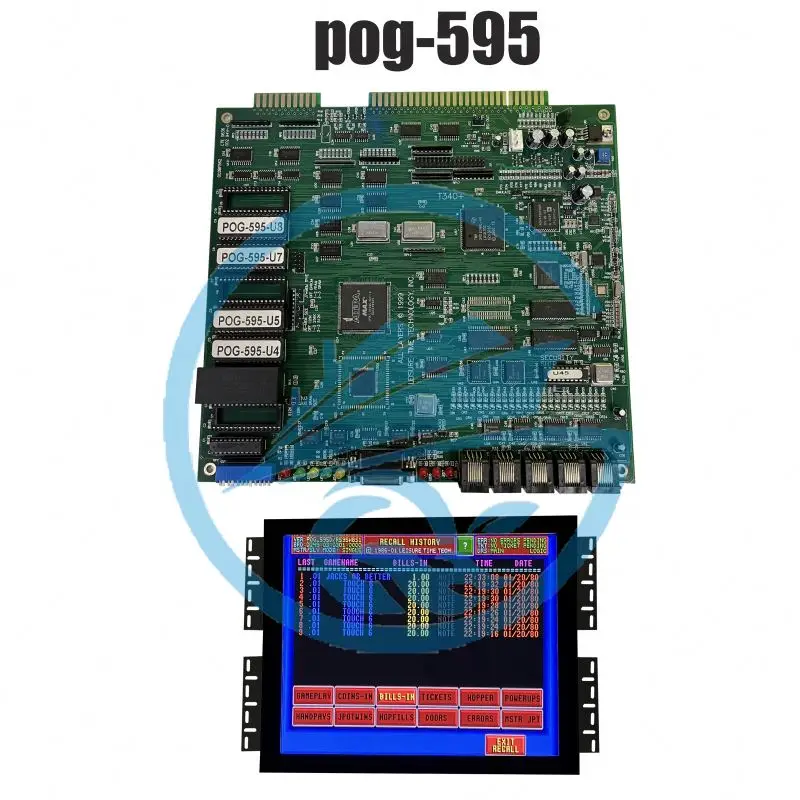 Wms game fox 340 south pog 595 580 510 жизнь роскошного золота Сенсорный игровой автомат доска Сфинкс t340