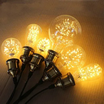 Bulb Firework Led Light Lamp G80 3W E27 2400K LED Firework Light Bulb
