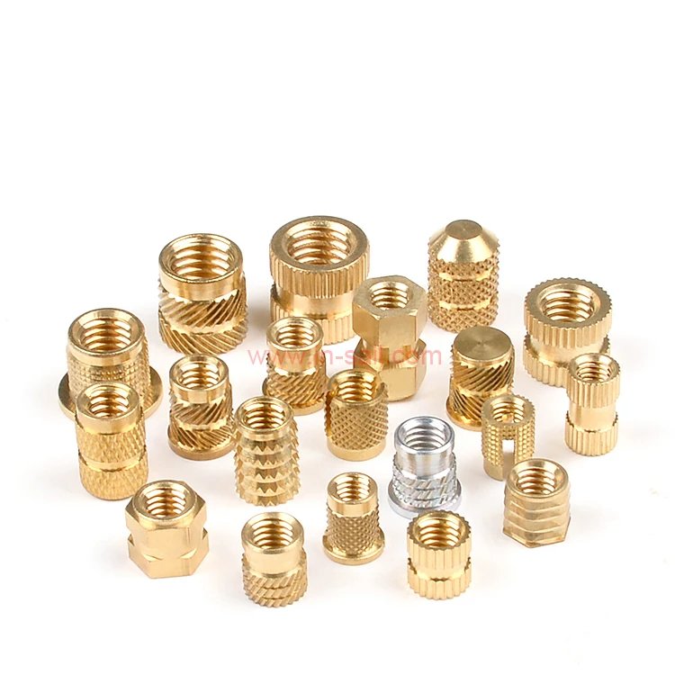 Heat set inserts for plastic Press-in inserts Slot inserts and knurling  bushing for 3D print M2 M3 M4 M5 M6