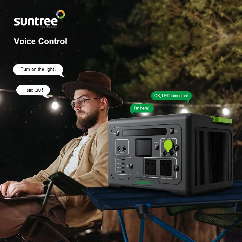 wholesale outdoor camping auto emergency solar generator power station portable battery 1000watt