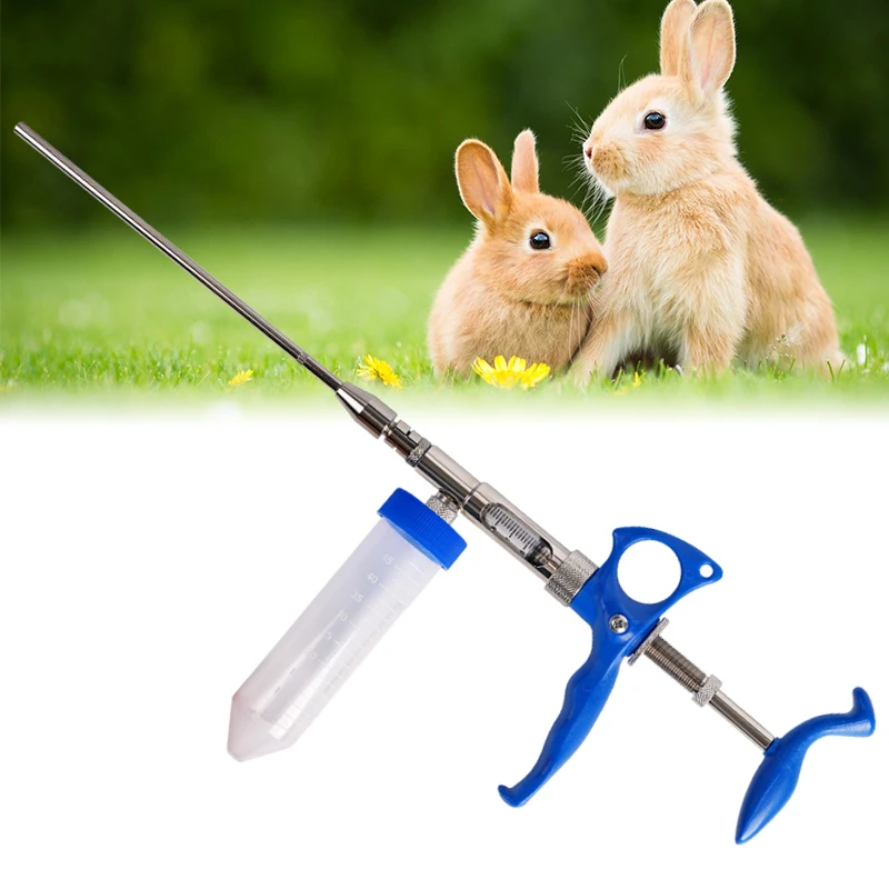 Veterinary Rabbit AI Gun Semen Sperm Collector Injector Animal Artificial Rabbit Insemination Gun