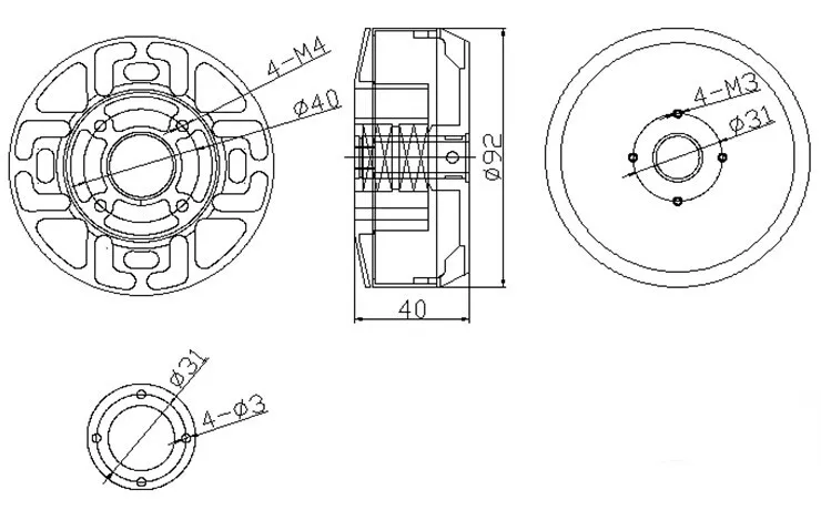 X8318S 100KV 120KV 3 фазовый бесщеточный мотор многомоторный двигатель постоянного тока для защиты растений машина дрона с дистанционным управлением