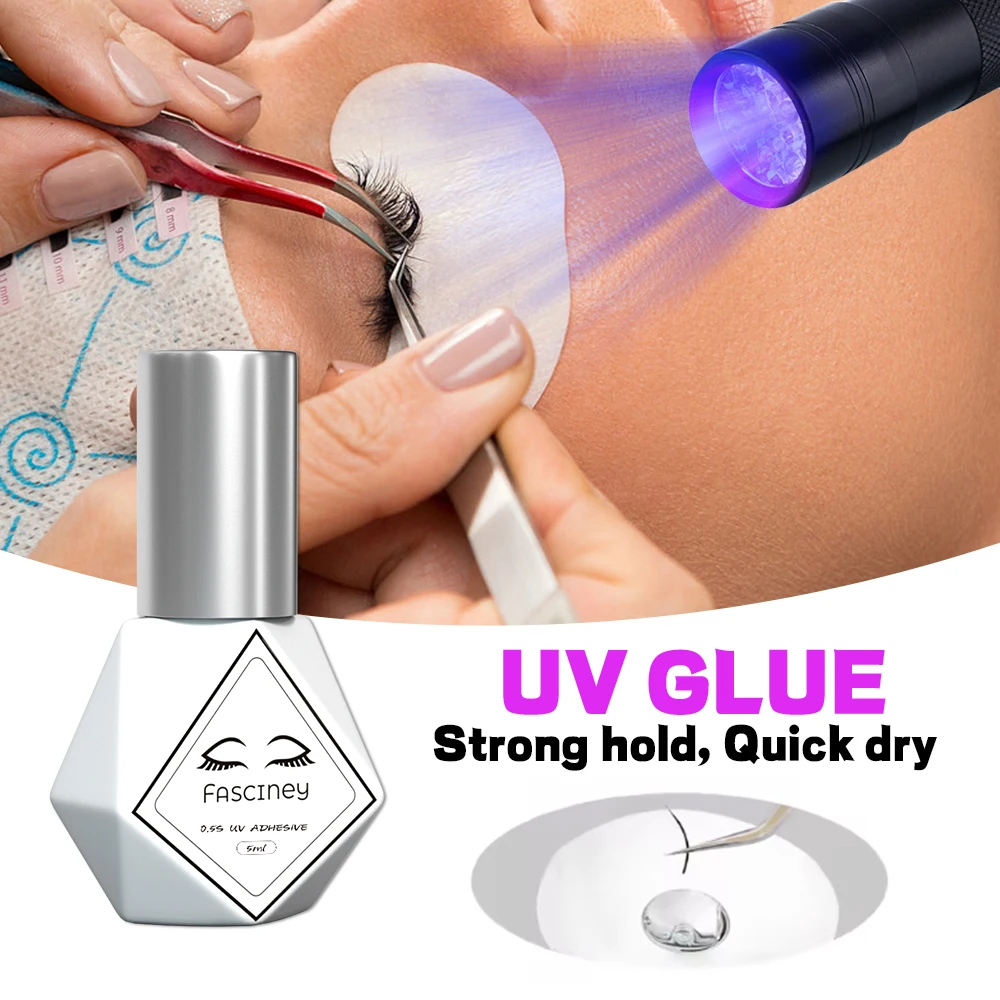New Product Fast Dry Eyelash Adhesive LED UV Lash Extension Glue Private Label UV Lash Glue