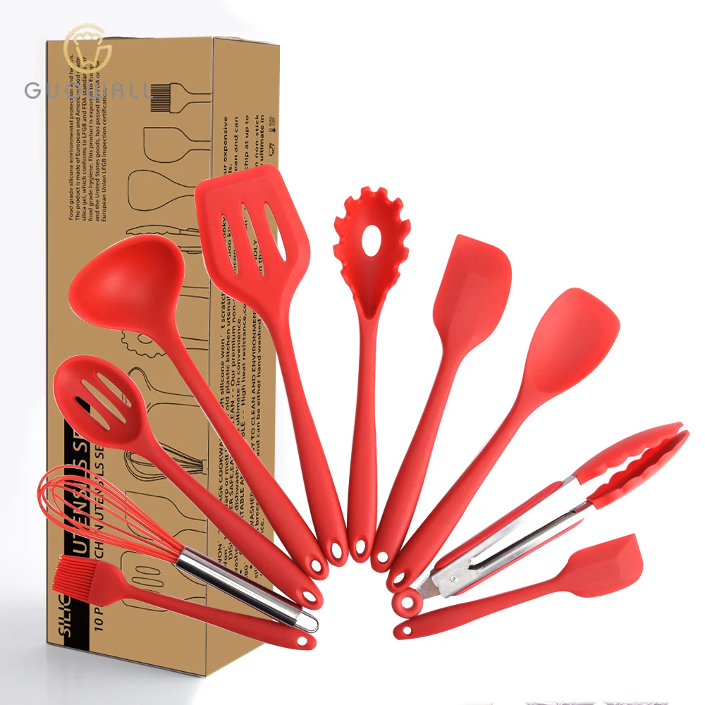 Kitchen gadgets non-stick silicone kitchen utensils accessories set for cooking and baking