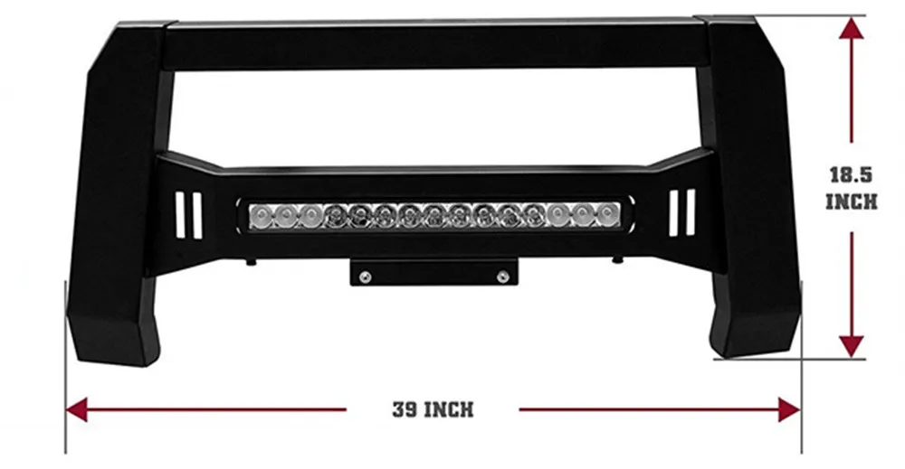 
KSCPRO FOR RAM ACCESSORIES BlACK BULL BARS FOR DODGE RAM 1500 2009-2018 