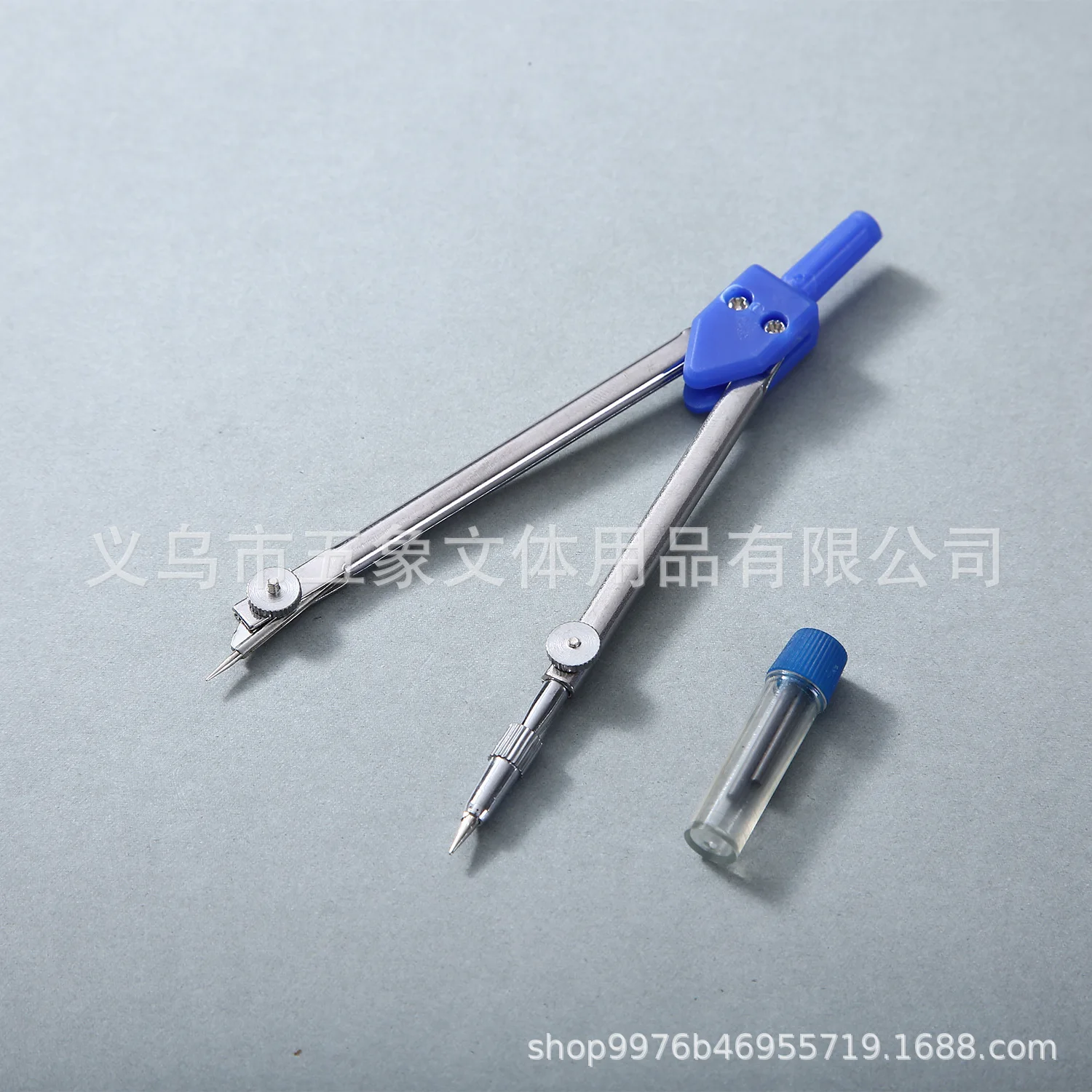 New Arrival Metal Compass Stationary Student School Drawing Tool Set with Packaging Box