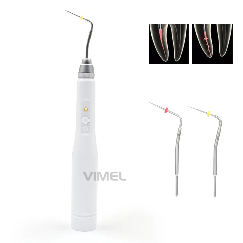 Two Rechargeable Battery YDK-OP-II Dental Cordless Wireless Gutta Percha Obturation System Obturation Pen with 2 tips