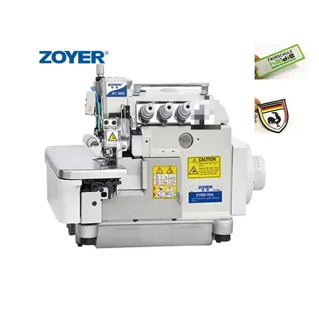 ZY988-3MD zoyer с прямым приводом EX типа 3 нити логотип Подшивка оверлок швейная машина