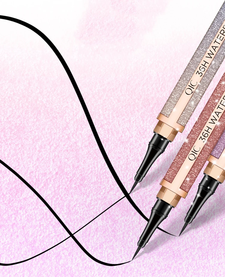 High Quality Smooth Waterproof Long Lasting Fast Dry Shimmer Matte Eyeliner Pen Private Label Natural Liquid Eye Liner Pencil