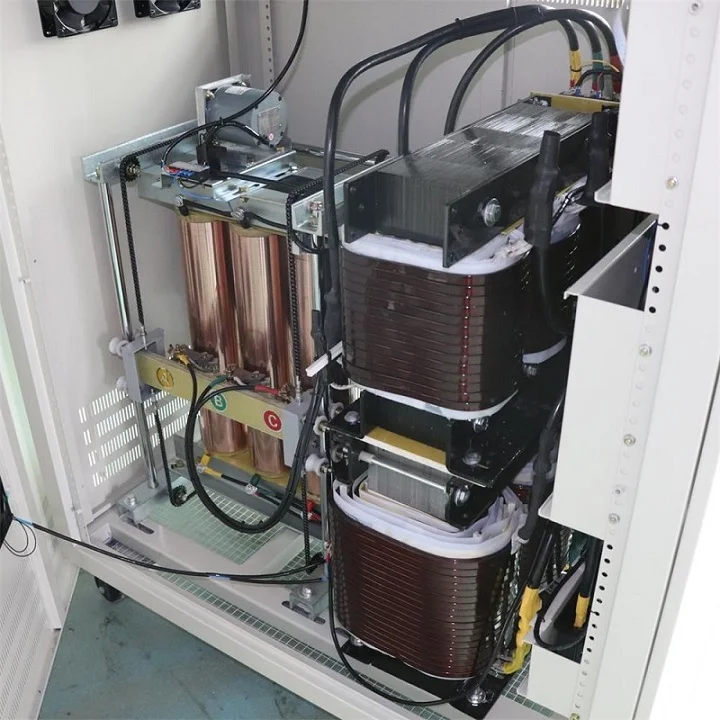 Customized   3KVA~800KVA 3 Phase Servo Motor Industrial Voltage Regulator Servo Voltage Stabilizer