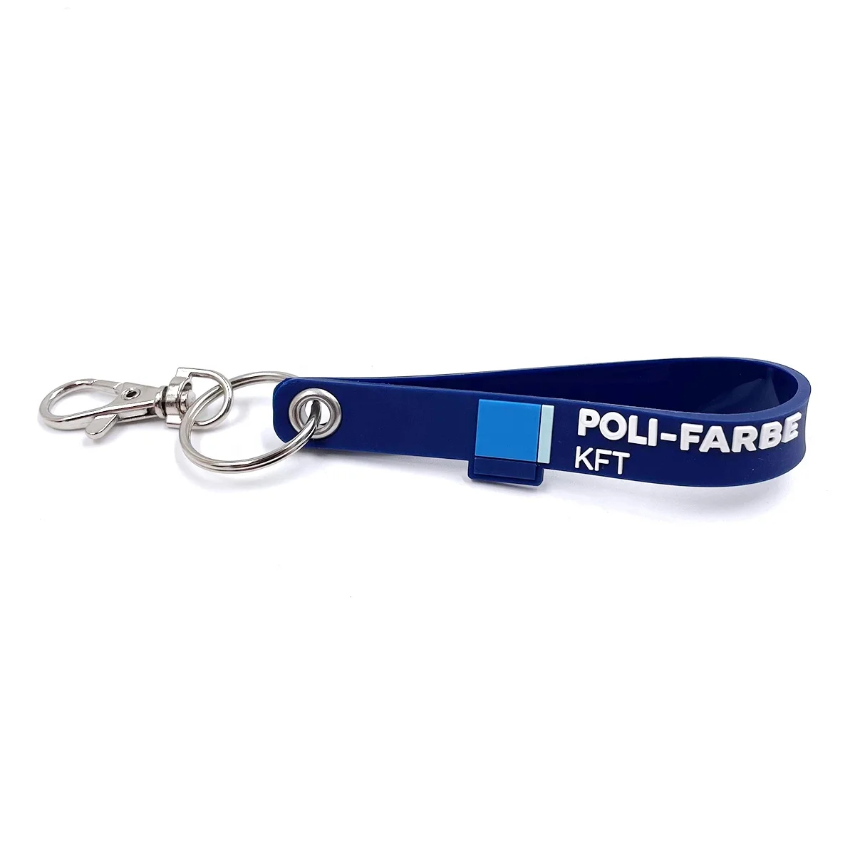 Wholesale Customized Promotion Keychain Cheap Rubber Wristband Silicone Bracelet Keychain