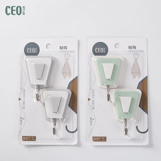 Removable plastic  adhesive wall hanger hook