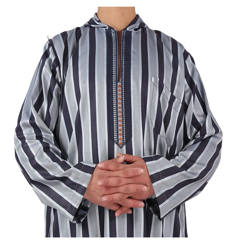 Men Dishdasha Thobe Muslim Islamic Clothes Arab Saudi Jubba Thoub Robe traditional muslim clothing moroccan hooded thobe