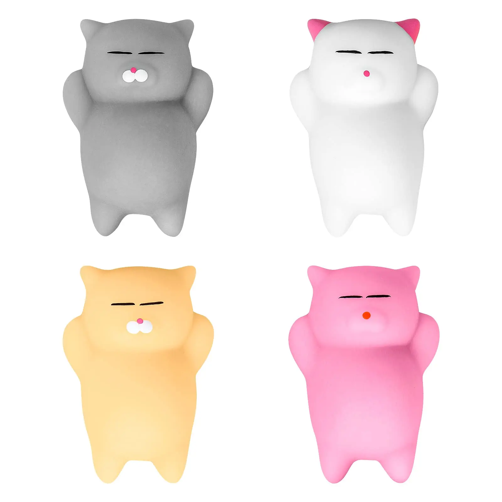 Mochi сжимаемые игрушки кошка котята игрушка силиконовая сжимаемая