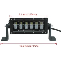 48W led 12v light bar spot flood combo off road led light bar