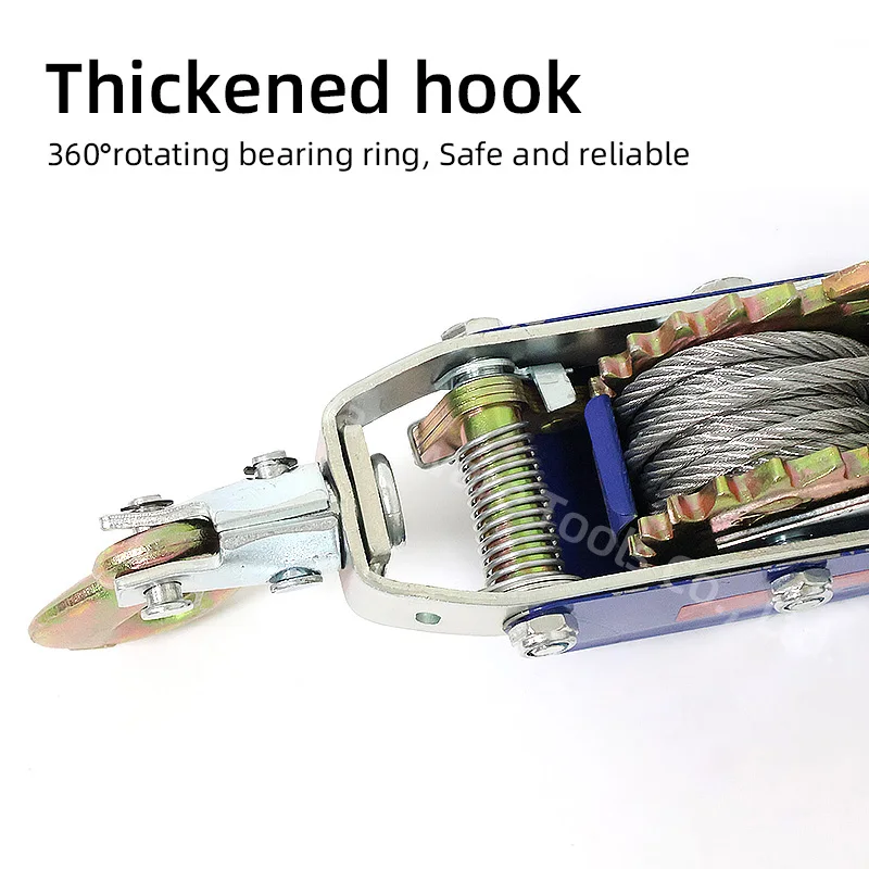 Factory manufacturer Hand Ratchet Wire Electrical Rope Motorized Rods Steel Big Heavy Duty Cable Push Pullers Cable Puller