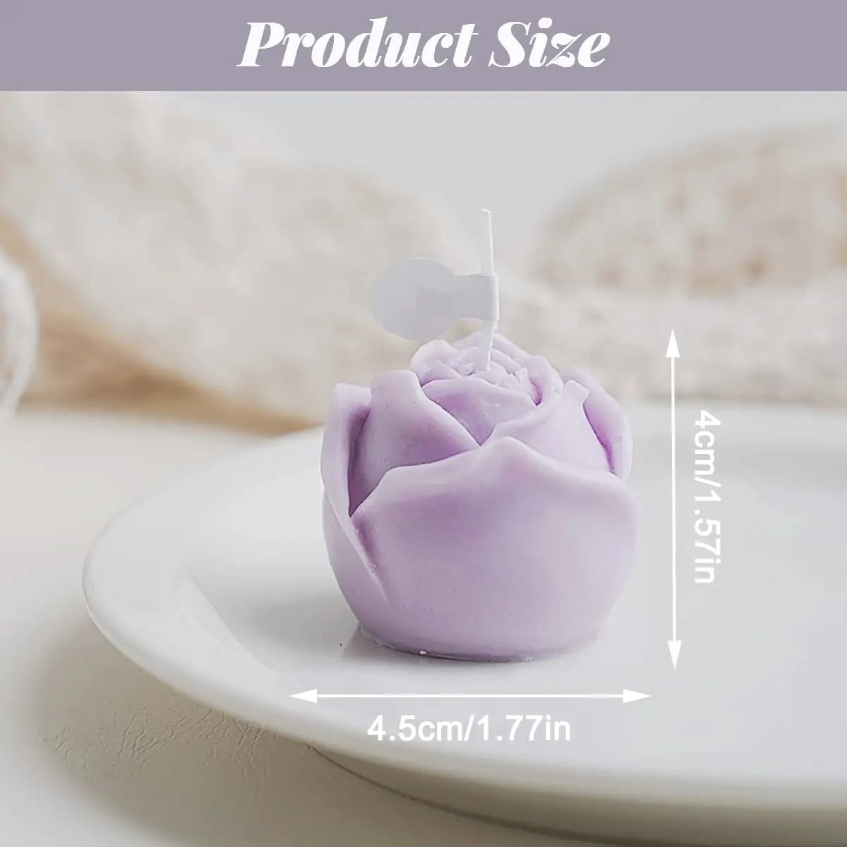 WANHUA sparklers party favors custom name greek ceramic creed aventus custom mini rose shaped candles