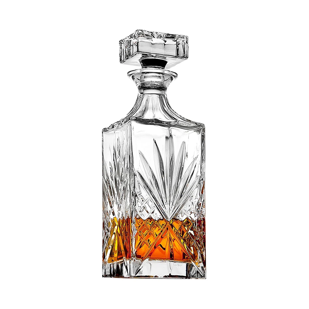 Wholesale Classic Empty Unique Design Clear Crystal  27oz Decanter Wine