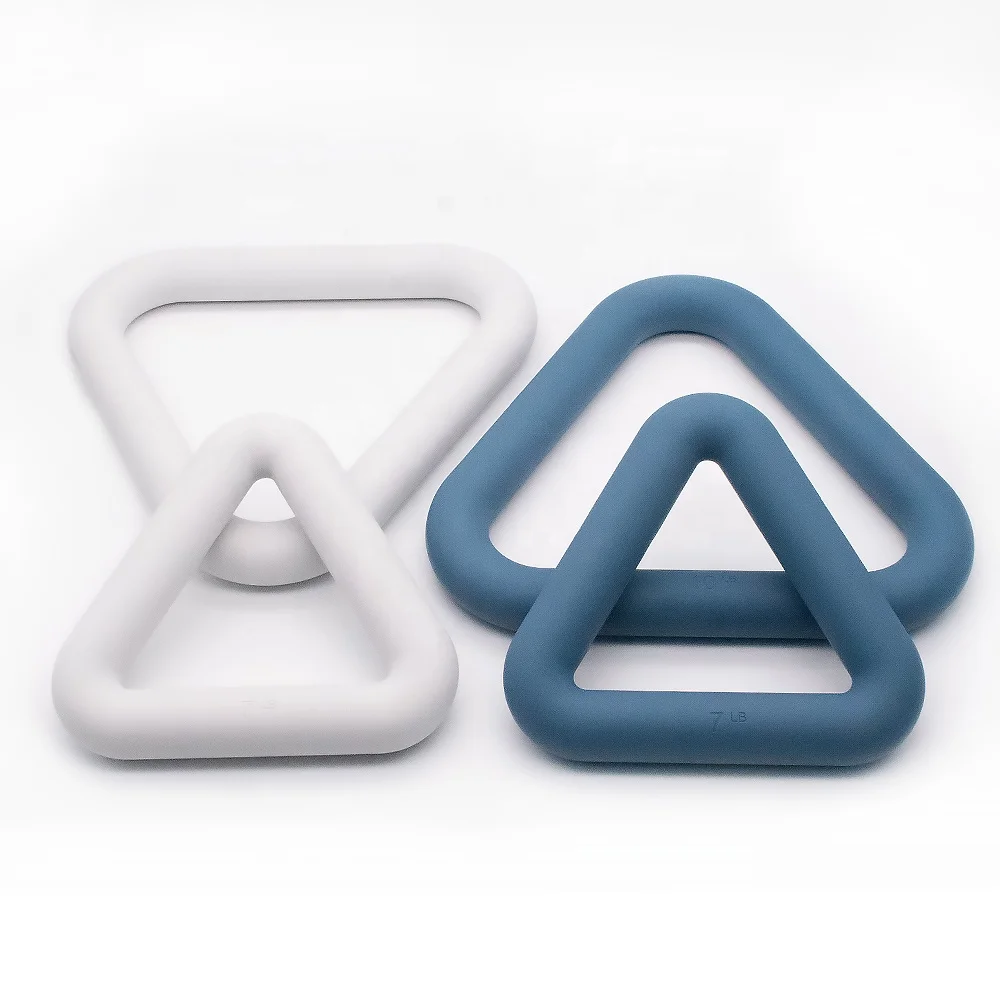 Customization Gym Equipment Weights Adjustable Silicone Wrist Ankle Weight Bracelet Mini Triangle Dumbbell