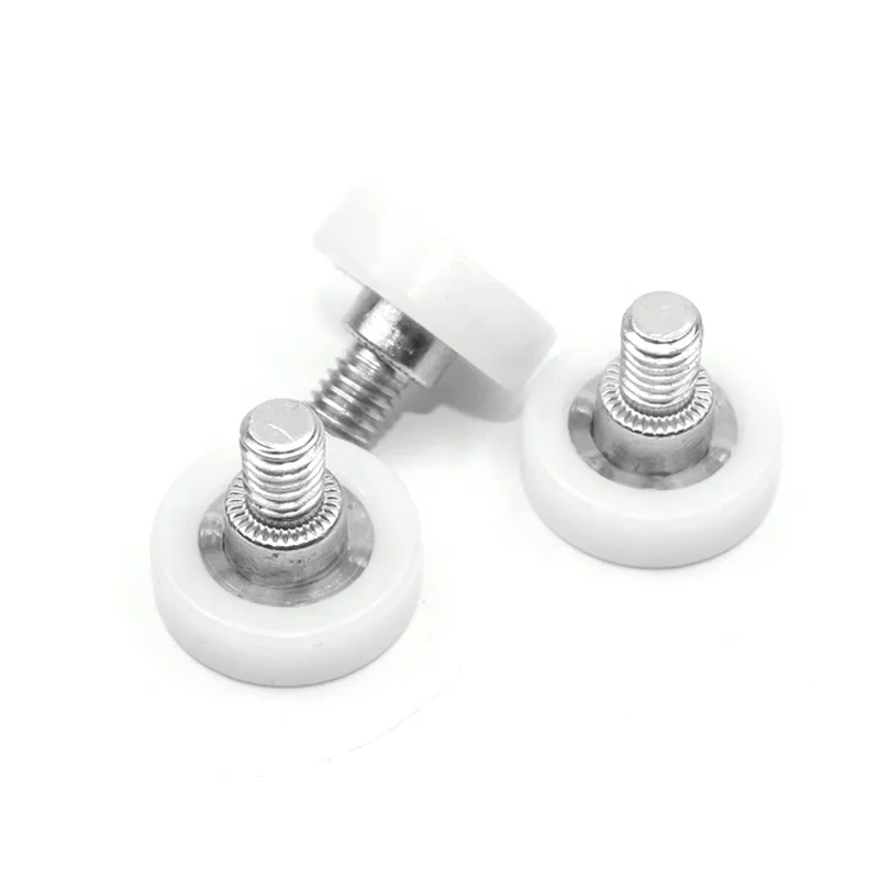DR 22 nylon drawer slide with pulleys For sliding door system with nylon coated Drawer roller wheel