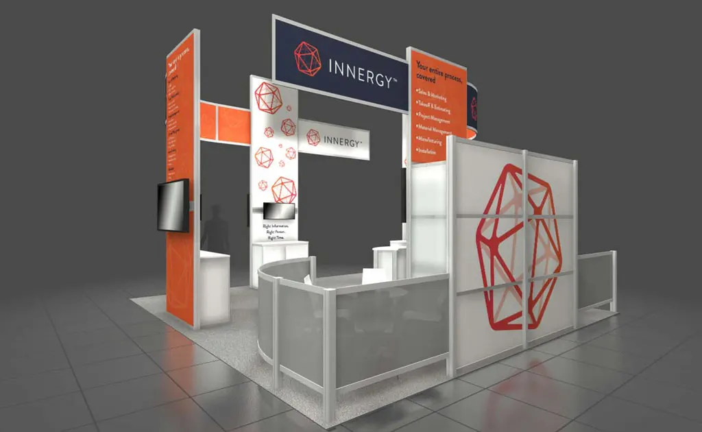 High Quality Portable Sales Booth Hot Sale Best Exhibition Booth Ension Modular Trade Show Booth With Lights