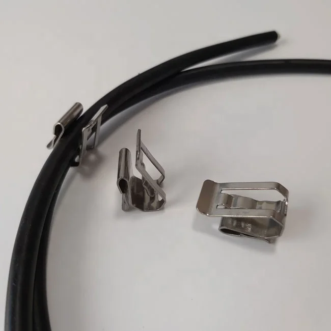 View larger image Add to Compare  Share Pv Solar Ground Clamp 90 Degree Metal Cable Clip/solar cable clips