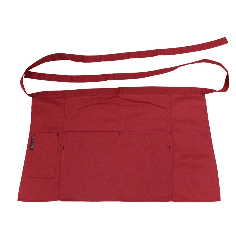 High quality embroidered printed logo Custom apron supermarket men and women shop assistants working vest