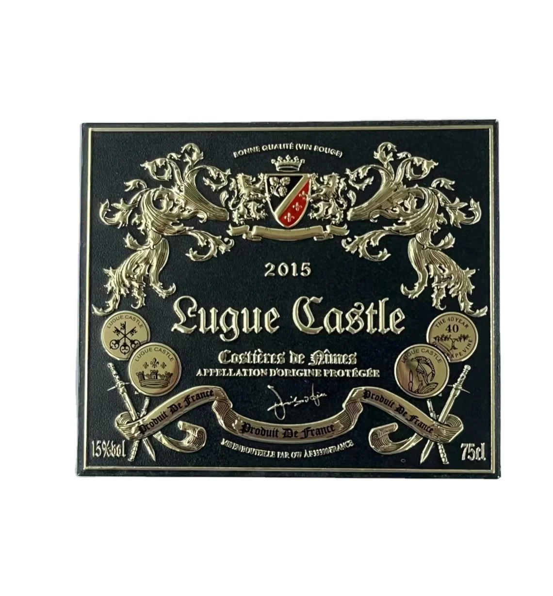 Black Knight Aluminum Label Premium Metal Crafts