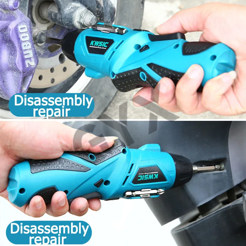 
4.8V Multi-Function Miniature Household Rechargeable Hand Drill Electric Screwdriver Hardware Tool Set Hand Drill 