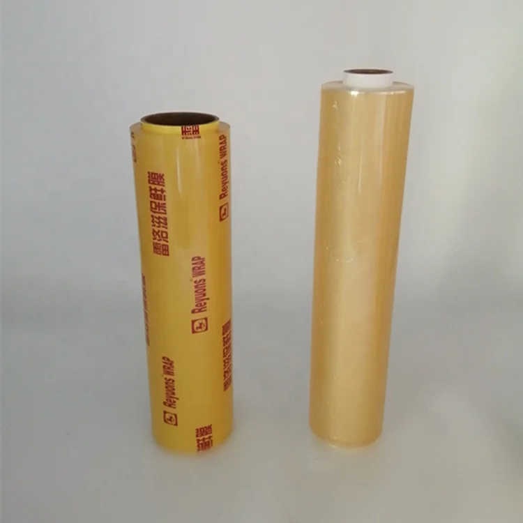 pvc stretch film aluminum foil and plastic pe cling wrap for vegetable