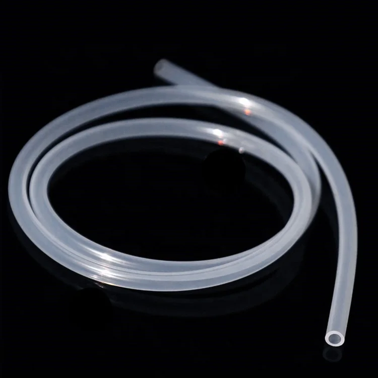 Food  grade transparent colorful silicon rubber tubing thin soft flexible 3mm 4mm clear silicone rubber tube for coffee maker