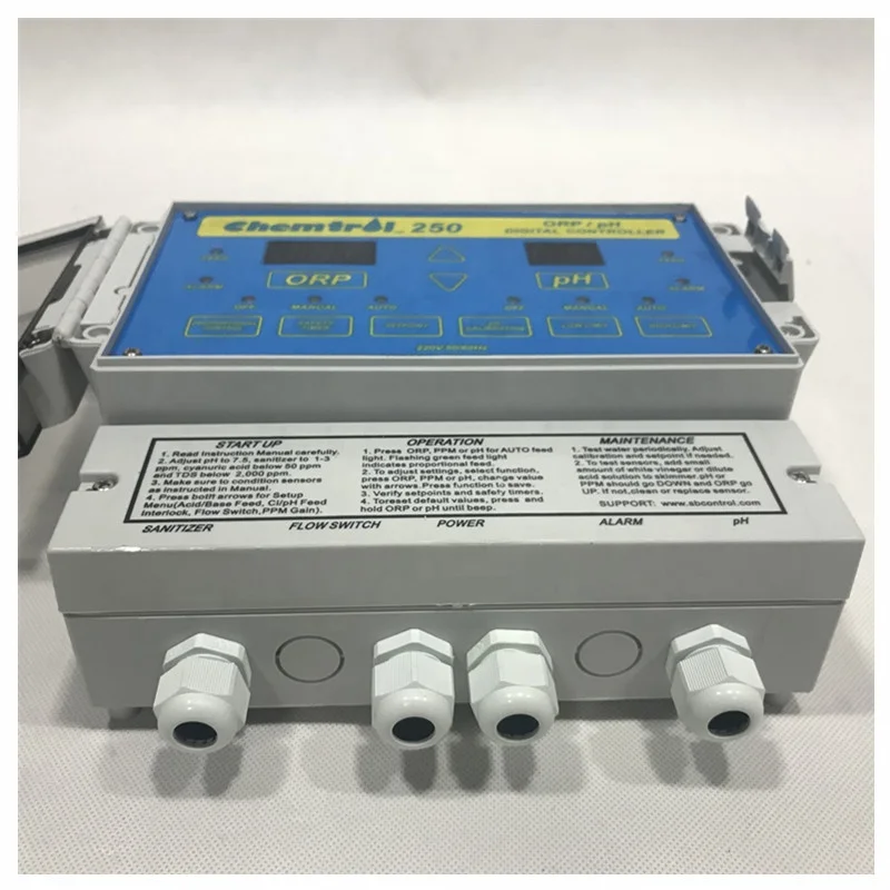 Swimming Pool PH ORP water quality monitor chemical controller
