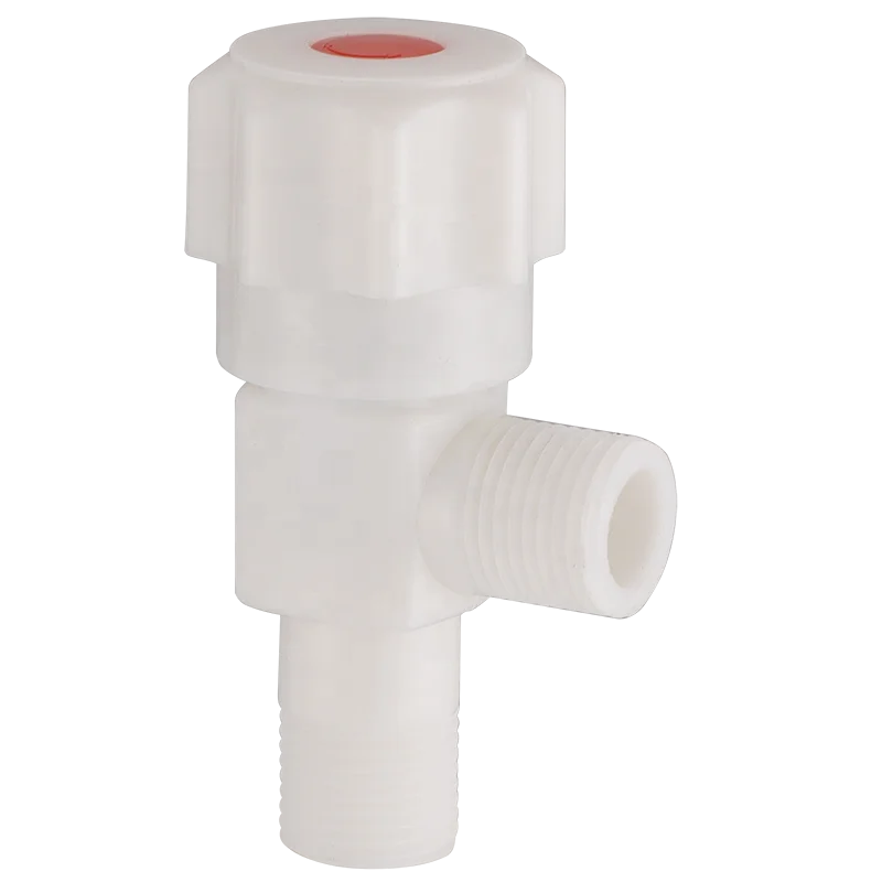 Oem Пластиковый Полипропиленовый угловой клапан, 1/2 резьба, 1/2 дюйма, 90 пластиковый водяной угловой клапан, двойная тройка, два одиночных открытых двойных выхода