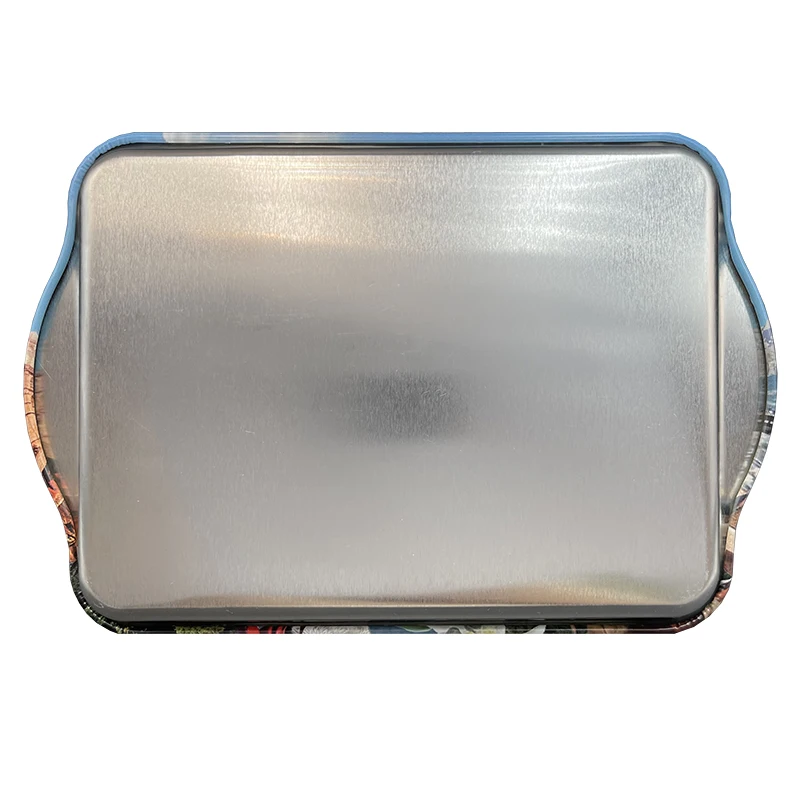 Metal Tin Tray for BBQ Kitchen Smoking Customized Design Tobacco Rolling Tray