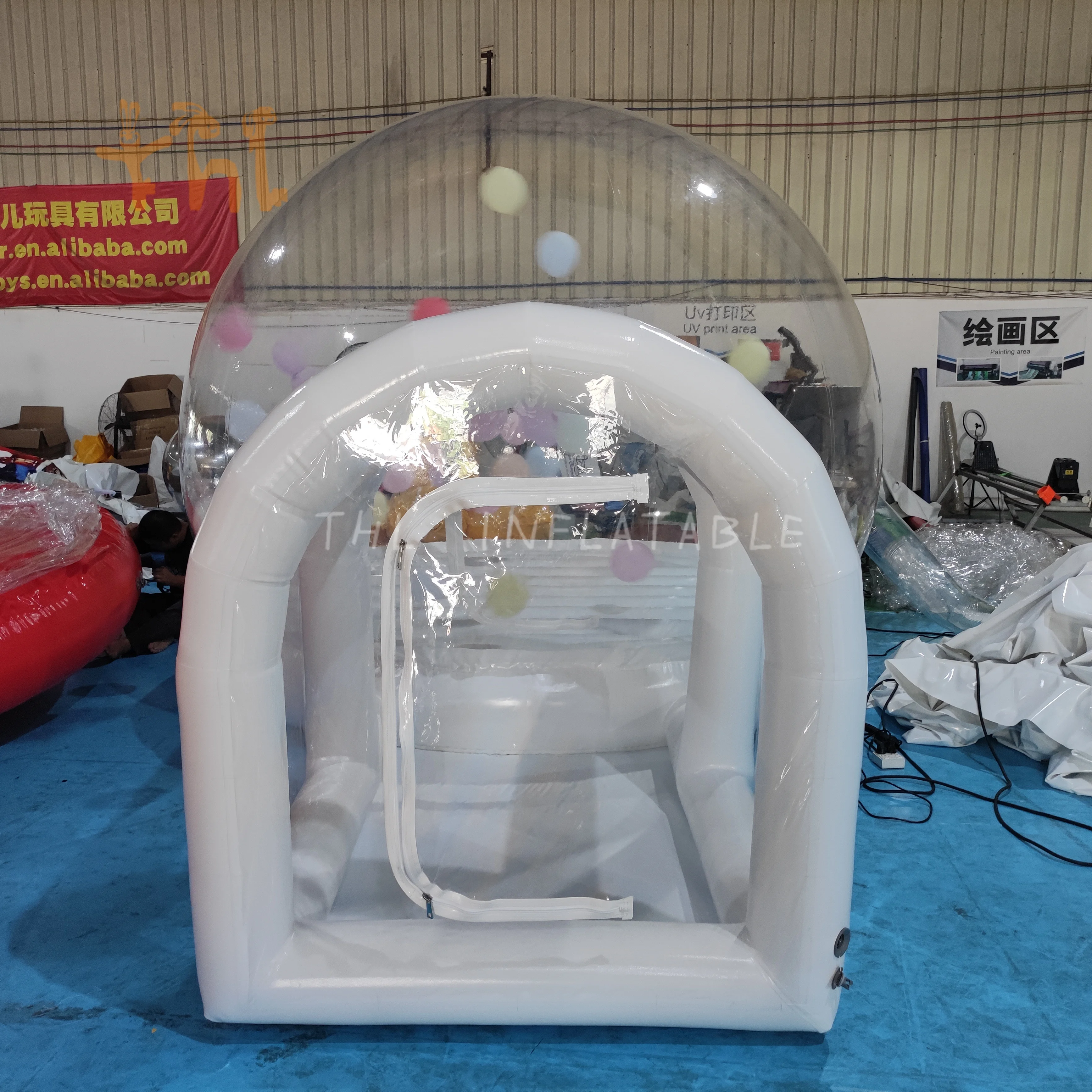 Clear bubble house inflatable bubble bounce house tent tent dome inflatable bubble balloon house for kids party