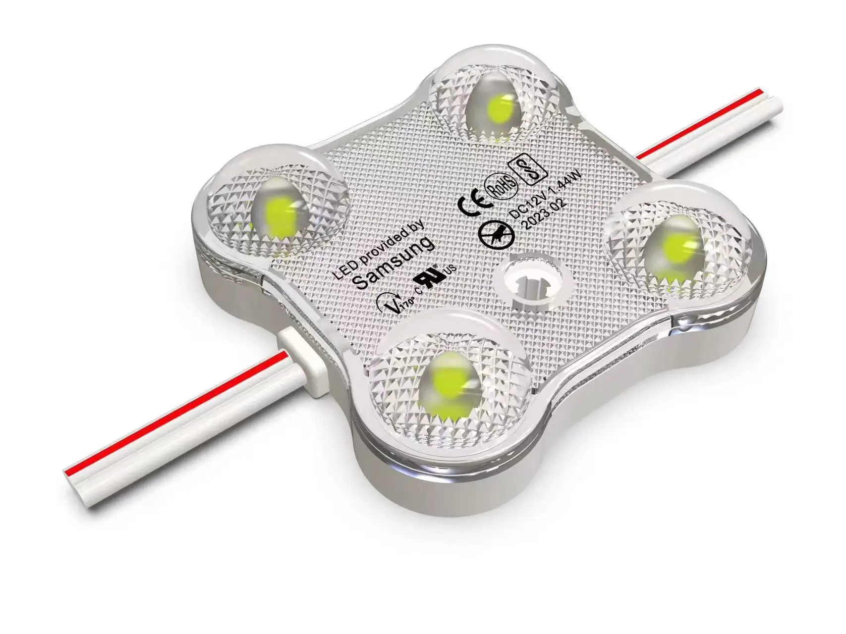 Injection LED modules Samsung LED No voltage loss 170 degree 2835 IP68 DC12V LED modules
