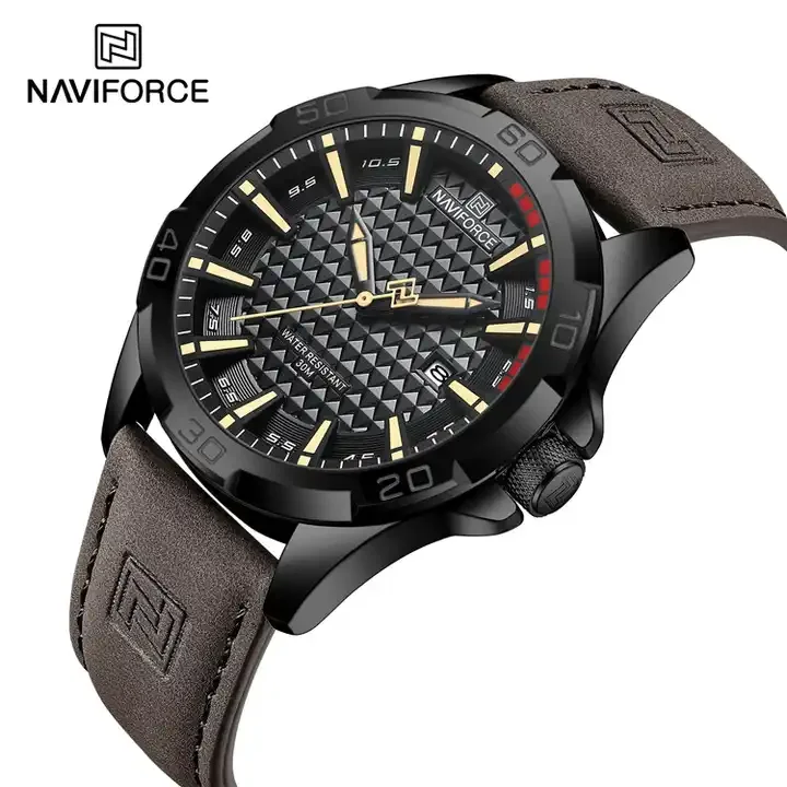 Naviforce 8023 New Sports Fashion Waterproof Analog Quartz Watch for Men
