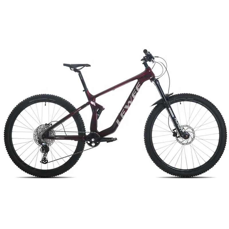 LEWEE MTB Bike 29 inch Carbon Bicycle Frame 12S Hydraulic Disc Brake Downhill Rear Shock Suspension Mountain Bicycle
